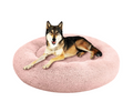 Plush Calming Dog & Cat Bed - Donut Shaped, Multiple Sizes S-XXL, Comfortable Cuddler in Washable Faux Fur