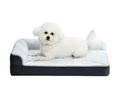 Dog Bed for Small Dogs, Anti-Slip Pet Sofa Bed for Indoor Dogs, Crate Bed, Gray,