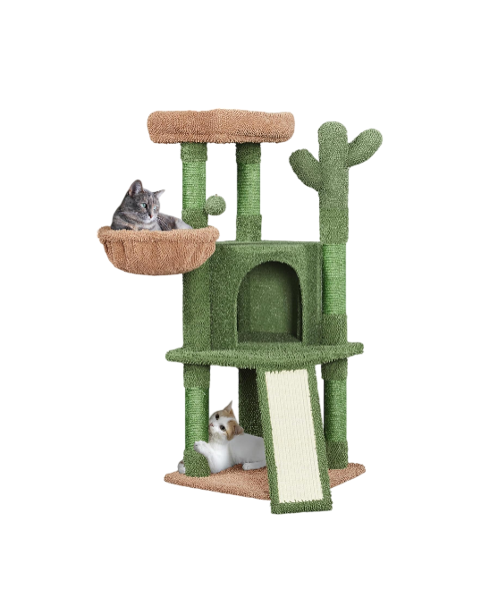 Cactus Cat Tree with Condo (42")