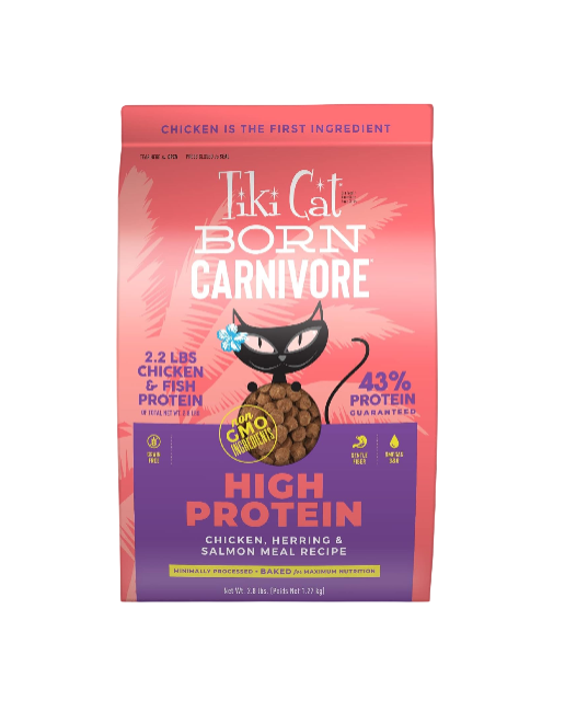 Cat Born Carnivore High Protein Dry Cat Food, Chicken Herring & Salmon Meal