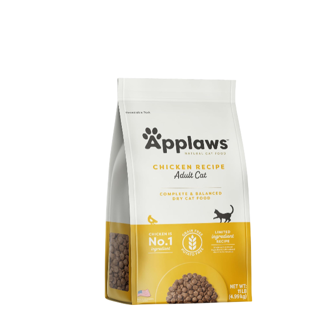 Complete Dry Cat Food, Grain-Free, Limited Ingredient with Added Vitamins & Minerals, Protein, Supports Digestion, Chicken (11 Pound Bag)