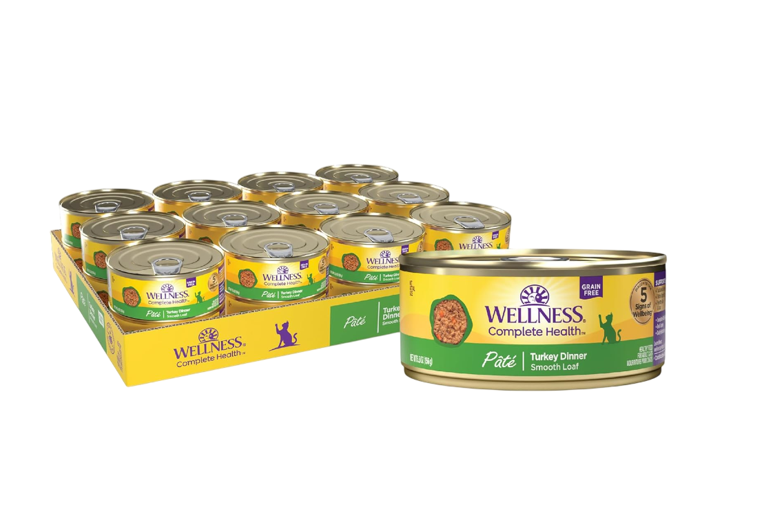 Health Pate Adult Wet Cat Food, Natural, Protein-Rich, Grain Free, 3 Ounce, 24 Pack,  (Turkey)