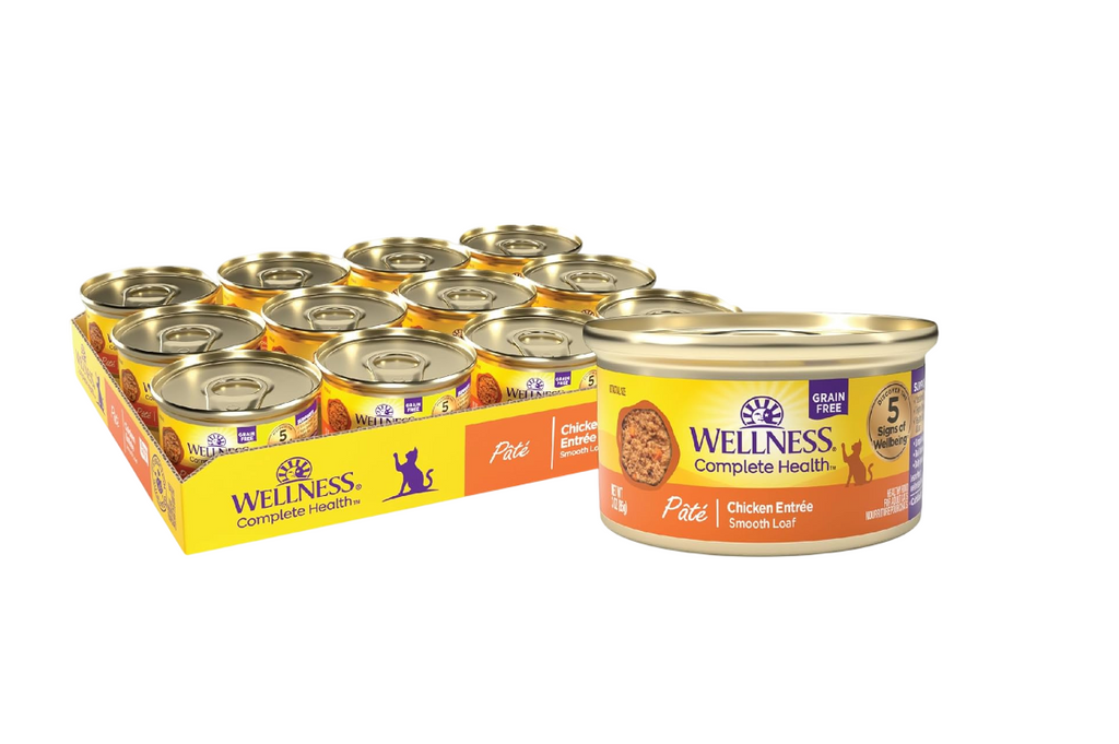 Complete Health Pate Adult Wet Cat Food, Natural, Protein-Rich, Grain Free, 3 Ounce, 24 Pack, (Chicken)