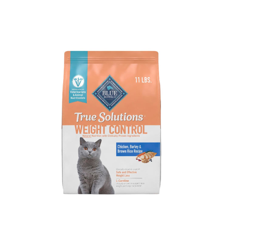 True Solutions Weight Control Natural Dry Cat Food for Adult Cats, Chicken, 11-lb. Bag