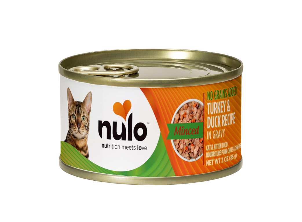 Turkey & Duck Grain-Free Minced Wet Canned Cat Food, 3 Ounce (Pack of 24)