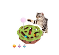 Interactive Cat Toy Puzzle Toys for Indoor Cats Felt Maze Box Kittern Toys Pet Cat Games Self Play Fun Exercise Hide Seek Moving Cat Toy for Bored Cats Encourages Hunting Instincts