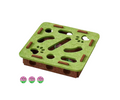 Interactive Cat Toy Puzzle Toys for Indoor Cats Felt Maze Box Kittern Toys Pet Cat Games Self Play Fun Exercise Hide Seek Moving Cat Toy for Bored Cats Encourages Hunting Instincts