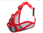 Short Snout Dog Muzzle, Breathable Mesh French Bulldog Muzzle Full Pant Muzzles for Pitbull, Soft Flat Face Dog Muzzles for Pug Prevent Biting Allow Pant & Drink