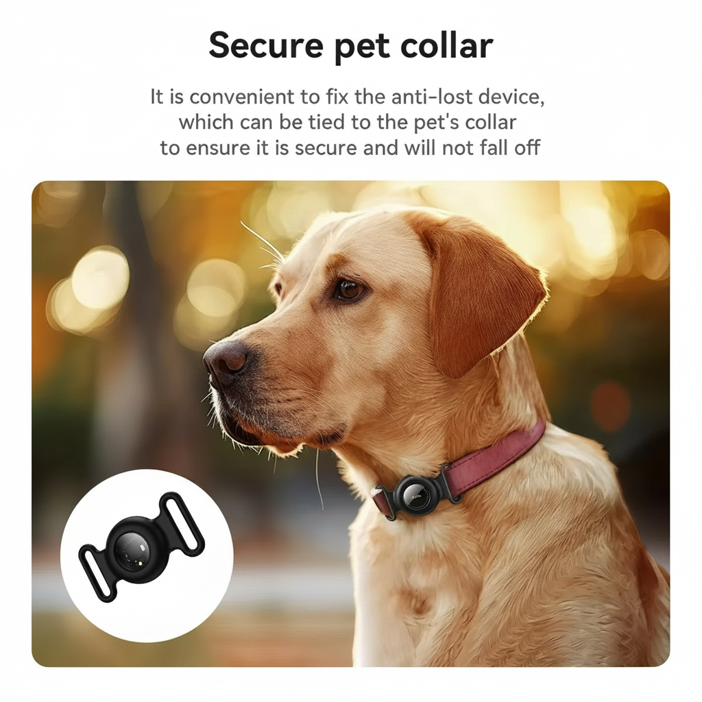 Pet Tracker for Apple Find My – No Monthly Fee (Dogs & Cats)