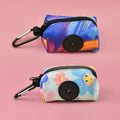 Economy 2pcs dog poop bags with stylish design for quick cleanup ( no leash and waste bag)