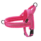 Warm Dog Harness Vest Winter Dog Harnesses Soft Padded Pet Training Harnesses Vests Adjustable For Small Large Dogs Bulldog Pug