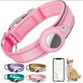 Reflective AirTag Dog Collar, Heavy Duty Dog Collar with Adjustable AirTag Holder Case Accessories for  Large Dogs