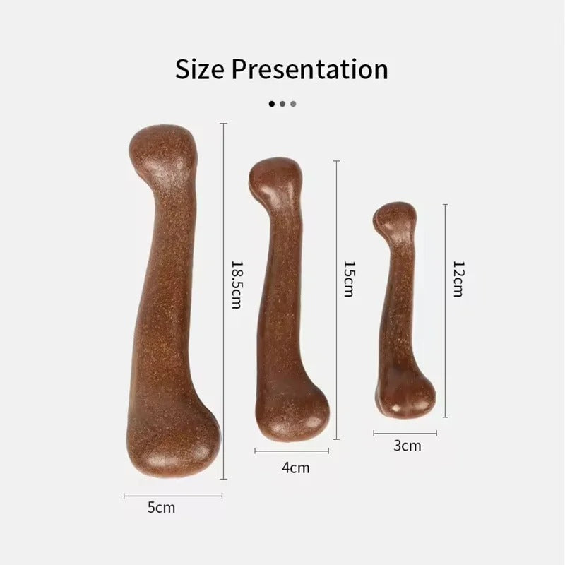 Nearly Indestructible Dog Bone Chew Toys Natural Non Toxic Anti Bite Puppy Toys For Small Medium Large Dogs Pet Dental Chewing