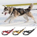 Waterproof Dog Sledding Harness Reflective Pet Sledding Skijoring Harness Big Large Dogs Weight Pulling Vest For Pet Training (65cm - 85cm)