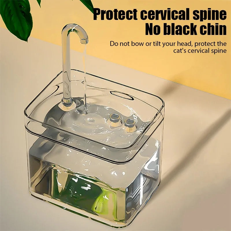 Clear Cat Water Fountain with Filter