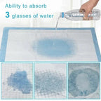20-Pack Ultra Absorbent Pet Diaper Pads for Dogs &Cats Odor-Control Puppy Pee Mats Disposable Litter Toilet Solutions