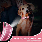 Reflective AirTag Dog Collar, Heavy Duty Dog Collar with Adjustable AirTag Holder Case Accessories for  Large Dogs