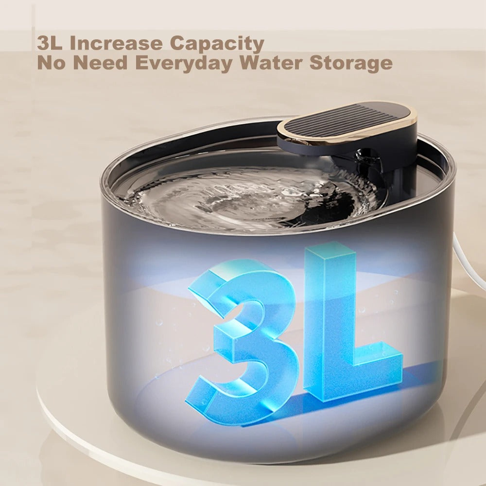 LED Cat Water Fountain – Ultra-Quiet (3L)