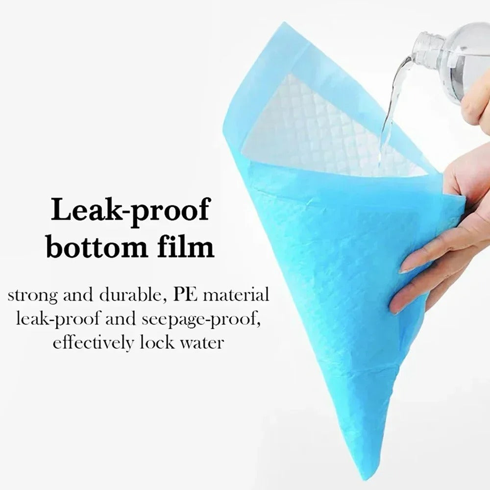 20-Pack Ultra Absorbent Pet Diaper Pads for Dogs &Cats Odor-Control Puppy Pee Mats Disposable Litter Toilet Solutions