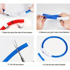 USB Rechargeable Fiber Optic Collar Pet Dog LED Light Collar Luminous Anti-Lost Dog Collar USB Rechargeable Dog Necklace Collar  (L70cm)