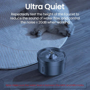 ROJECO Stainless Steel Pet Drinking Fountain Automatic Cat Water Fountain Smart Pet Water Dispenser for Dog Cat Drinking Supply
