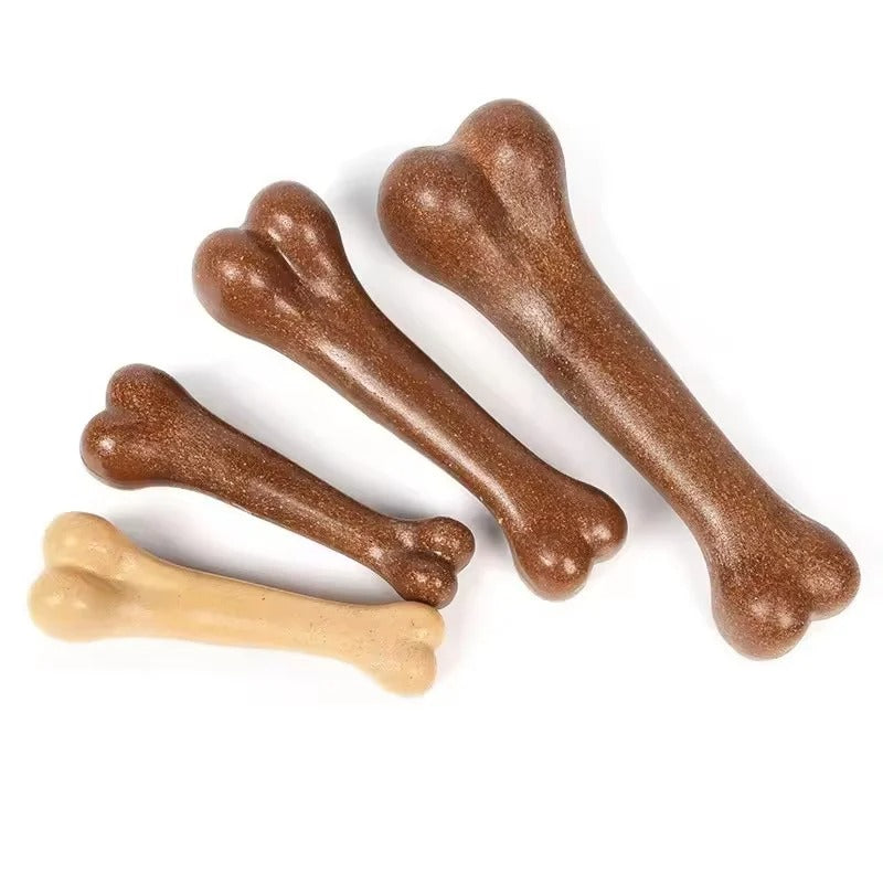 Nearly Indestructible Dog Bone Chew Toys Natural Non Toxic Anti Bite Puppy Toys For Small Medium Large Dogs Pet Dental Chewing