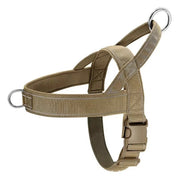 Explosion-Proof Tactical Harness Dog Traction Large Dog Collar Vest Style Golden Retriever Dog Walking Traction Vest (XL)