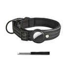 Reflective AirTag Dog Collar, Heavy Duty Dog Collar with Adjustable AirTag Holder Case Accessories for  Large Dogs