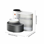 Semi-Enclosed Toilet,Anti-Spill Design,Thickened Structure Odor Blocking, Simple Pet Litter Box,High Side Anti-Splashing, Semi-Enclosed Removable Cats Litter Boxes, Easy to-Clean