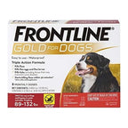 Gold Flea & Tick Treatment for X-Large Dogs Up to 89 to 132 lbs., Pack of 3