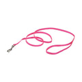 Pet Single-Ply Dog Leash - Sturdy Pet Leash - Comfortable & Stylish - Resists Fraying - Vibrant & Fade-Resistant Color - Neon Pink