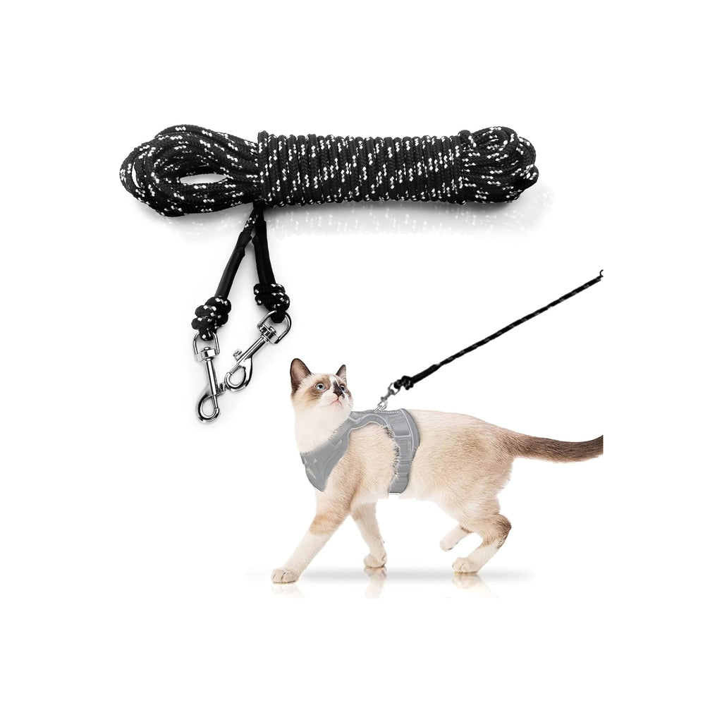 Extra Long Cat Leash for Yard, Lightweight Outdoor Cat Leash Long Light Extension, Long Thin Lead for Rabbits, Kitten, Puppy and Small Animals