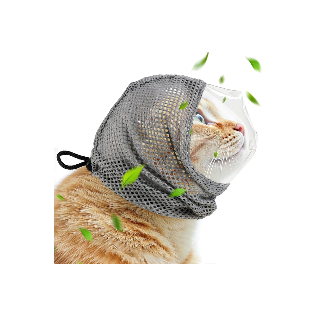Cat Grooming Muzzle with 4 Paw Covers