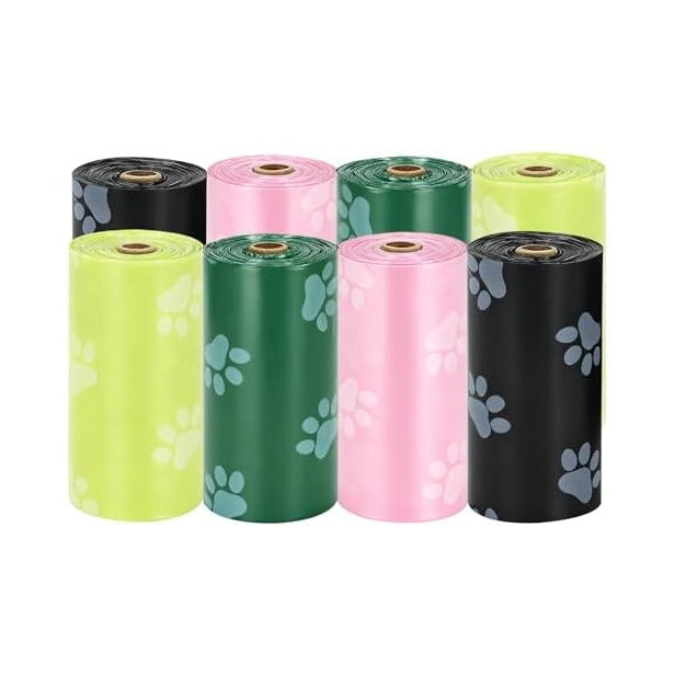 120Pcs Thick Dog Poop Bags Rolls, Leak-Proof Poop Bags for Dog and Cats Litter, 9x13 Inch Scented Pet Waste Bag for Small - Large Dogs Walking, Fits Most Doggie Bag Holder for Leash