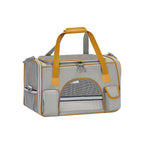 Cat Carrier– Fits Pets Up to 16 lbs, Anti-Collapse Design, Multiple Storage Pockets, Cat Carrier Soft Ideal for Medium Cats, Puppy, Rabbits and Other Small Animals