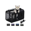Cat Carrier Bag,Soft-Sided Pet Carriers for Dogs with 4-Sided Mesh,Airline Approved Cat Transport Carrier for Small&Medium Cats Kitten Puppy Up to 15Lb,Collapsible Cat Travel Carrier