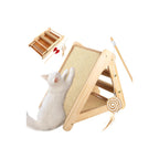 Cat Sisal Scratching Ramp Cats Scratching Post Kitten Scratcher Ramp Sisal Scratcher Posts for Indoor with Cat Teaser
