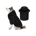 Fuzzy Dog Sweaters for Large Dogs Dog Hoodie Soft Double-Sided Plush Fleece Pet Sweater Clothes Coats Pet Hoodie Sherpa Hooded Sweatshirt